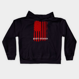 Just Stand American Flag Kids Hoodie